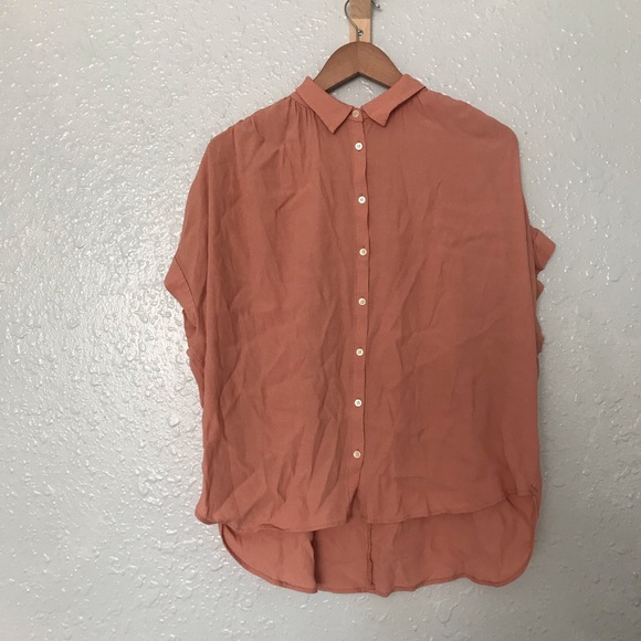 SOLD - Madewell Central Drapey Shirt - Picture 3 of 5